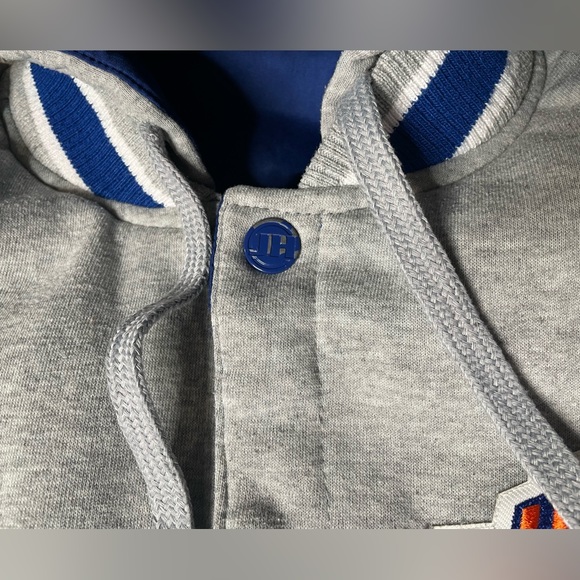 New York Knicks JH Design Reversible Poly-Twill Hooded Jacket Size M - Picture 10 of 13